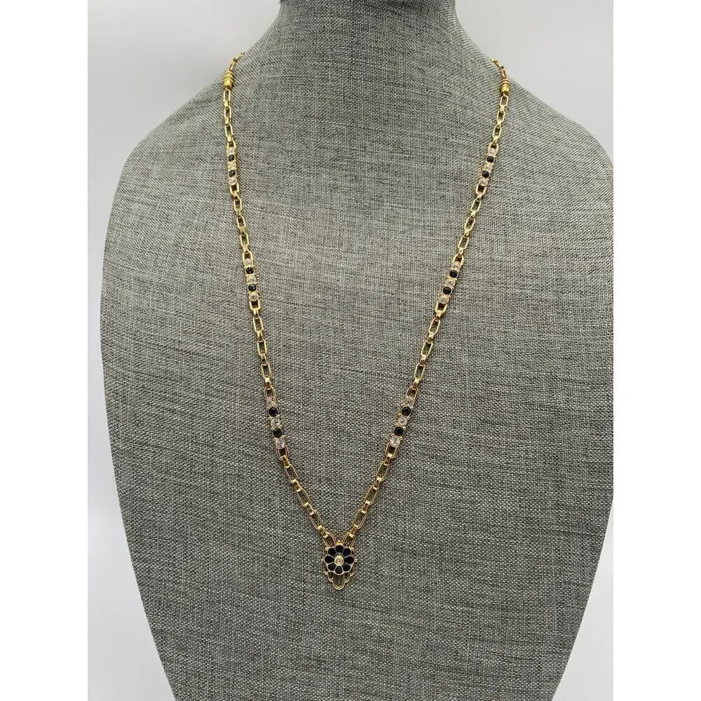 JBK Jackie Kennedy Camrose & Cross Vintage Necklace Convertible Estate Jewelry